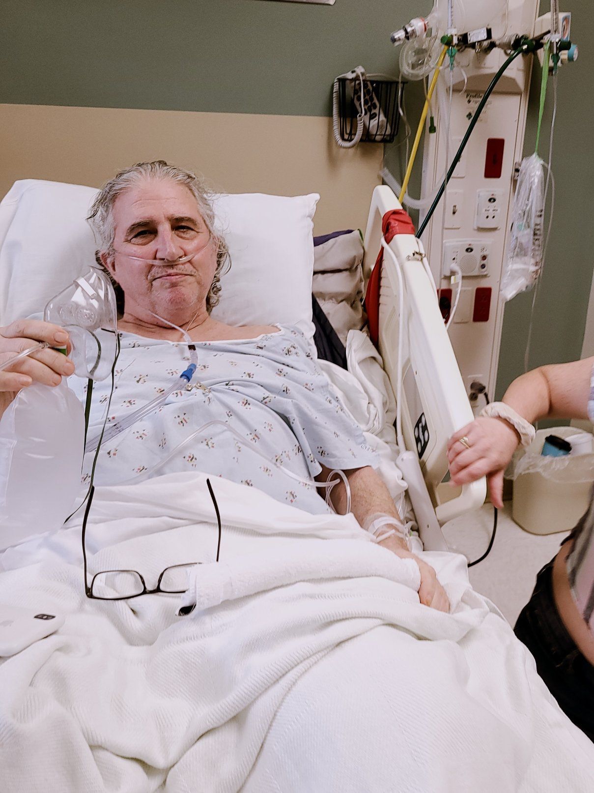 Mike Leick in the hospital